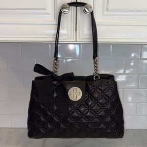 Kate Spade Bag Purse Handbag Leather Quilted Astor Satchel Shoulder Bag